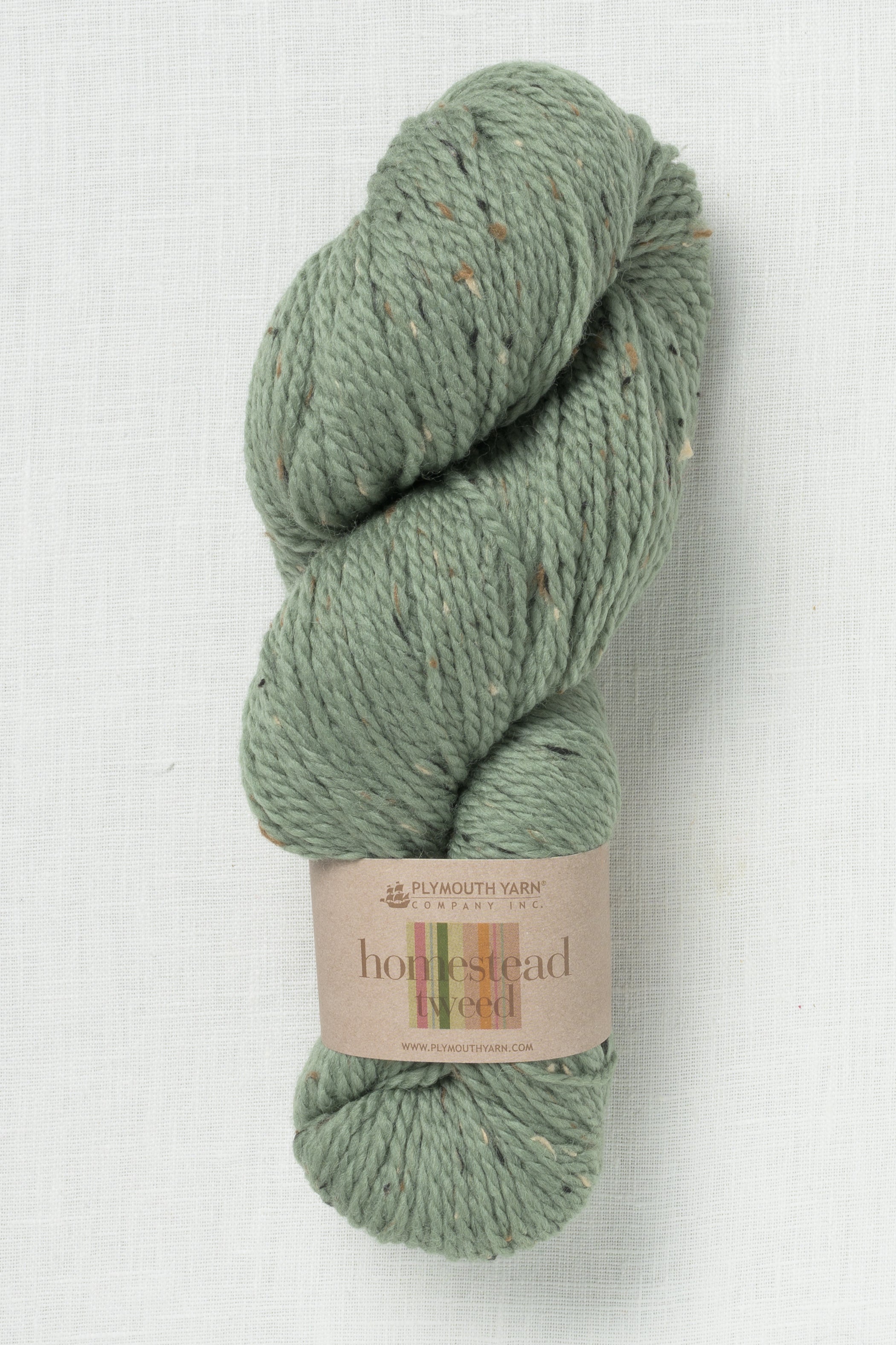 Plymouth Homestead Tweed 525 Pale Moss Tweed – Wool and Company