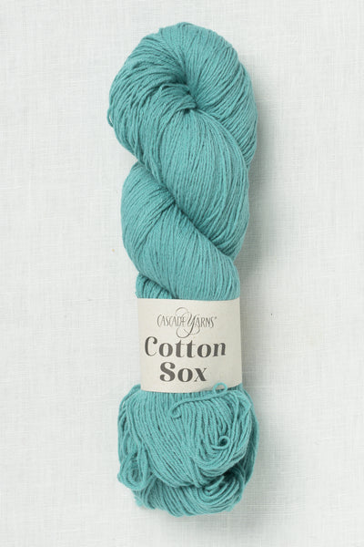 Cascade Cotton Sox 25 Dusty Turquoise
