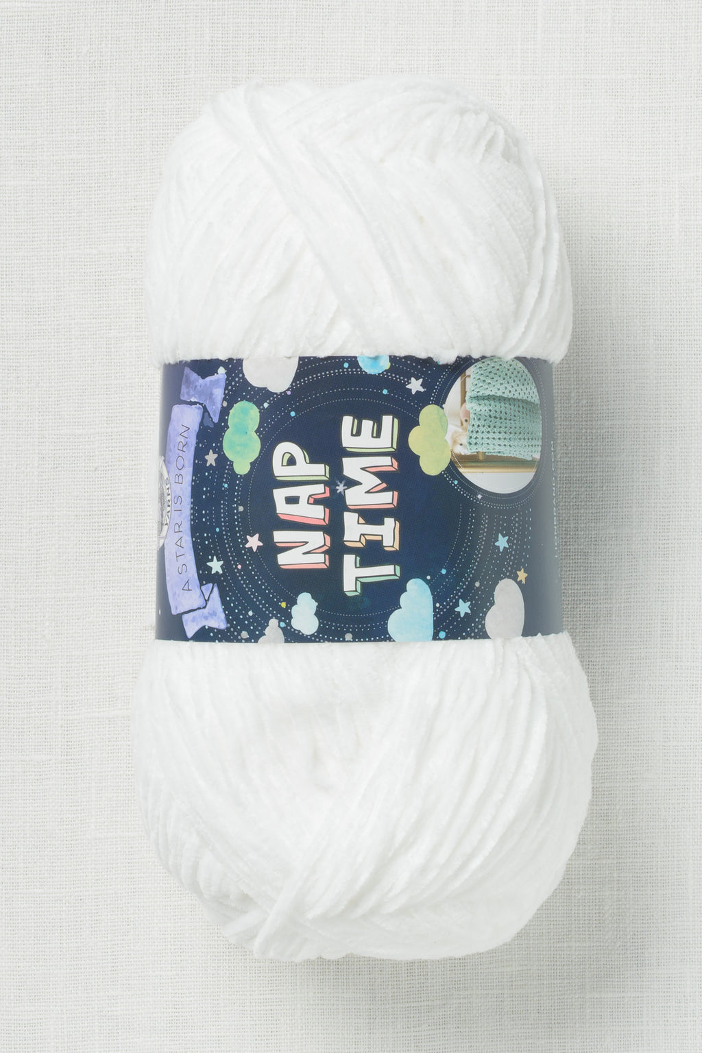 Lion Brand A Star is Born: Naptime 100 White