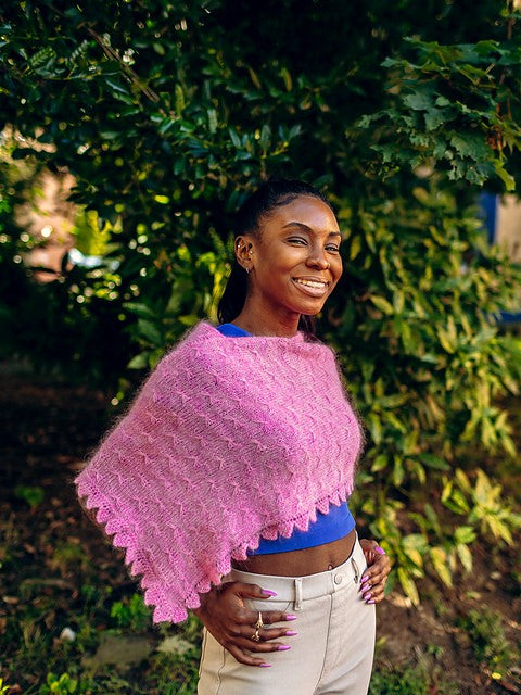 Taffy Pull Poncho by Julia Farwell-Clay – Wool and Company