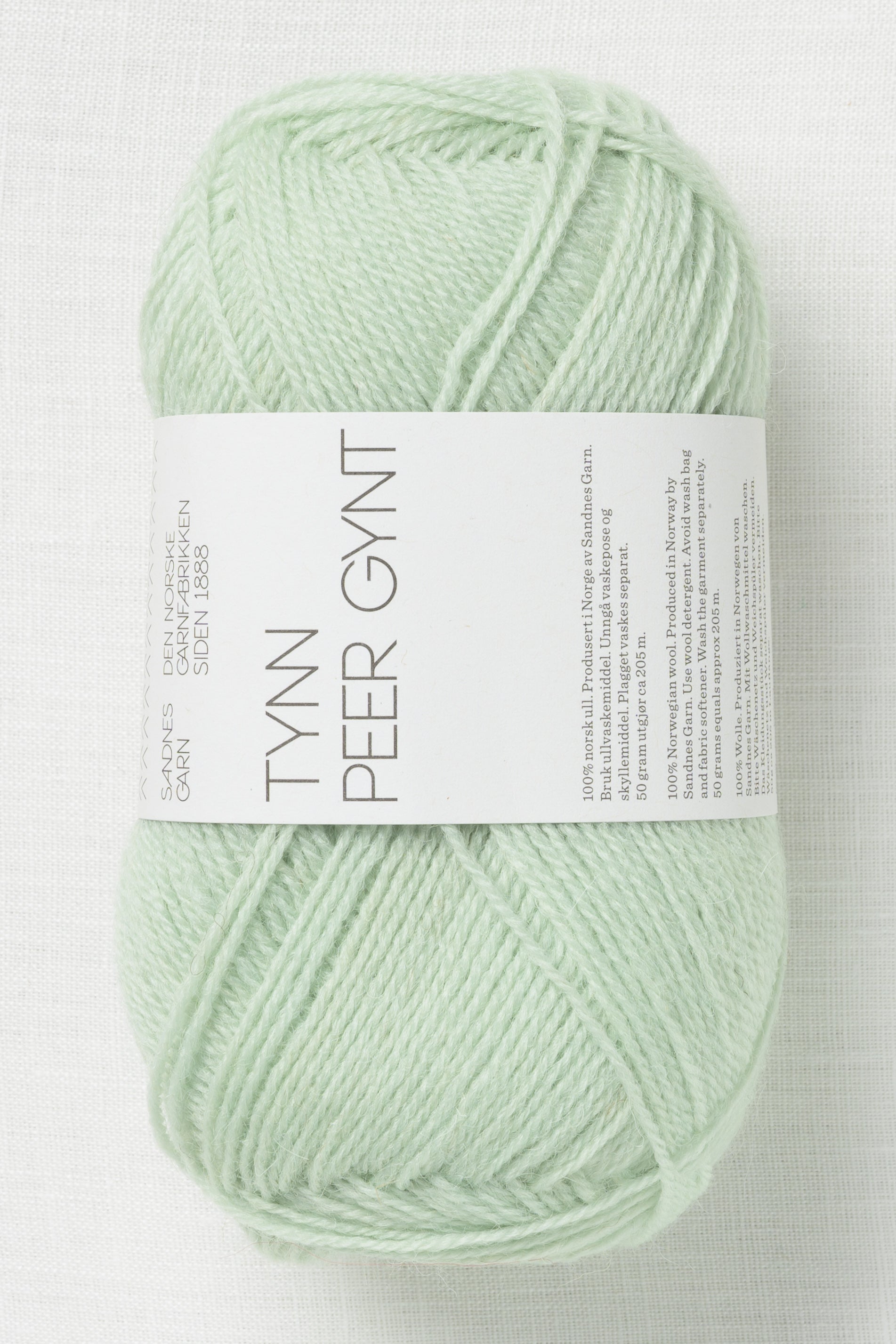 Sandnes Garn Tynn Peer Gynt 7911 Mint Green – Wool and Company