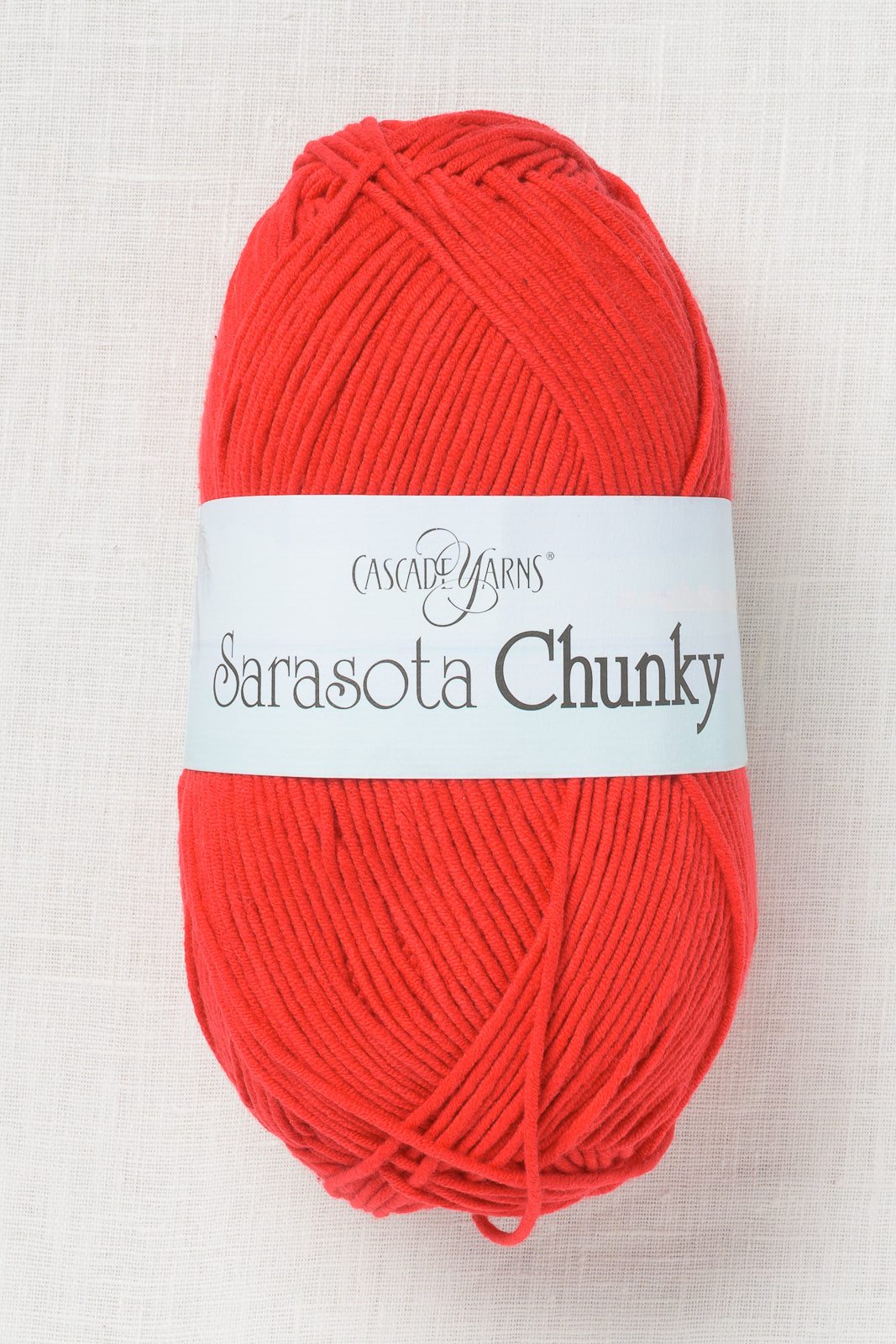 STORMA MASTERPIECE KNIT STOLE がしゃどくろ Cascade Sarasota Chunky 262 Tomato – Wool and Company
