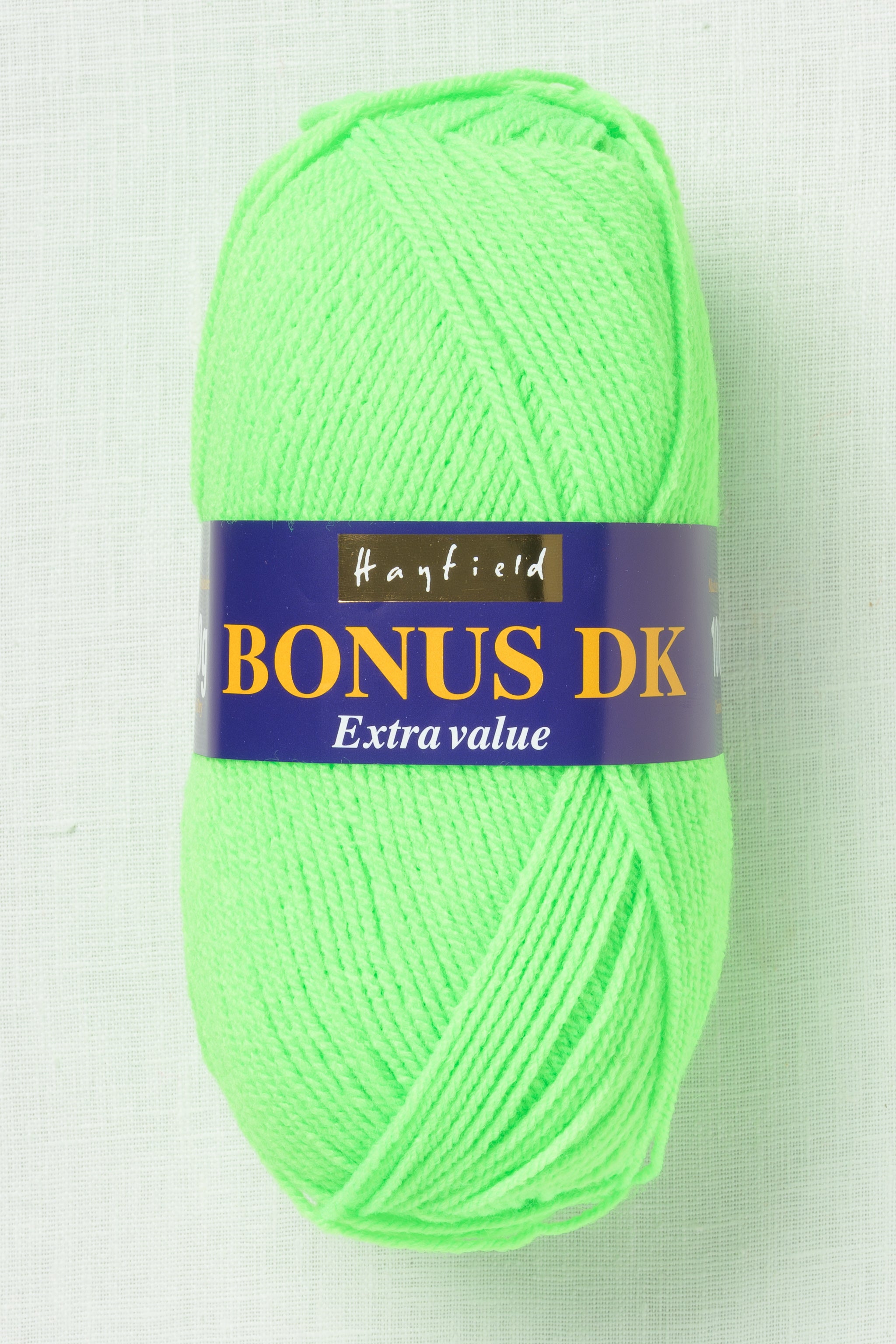 Hayfield Bonus DK Acryl-Strickgarn – 100 G, Neongrün, Weich & Maschinenwaschbar