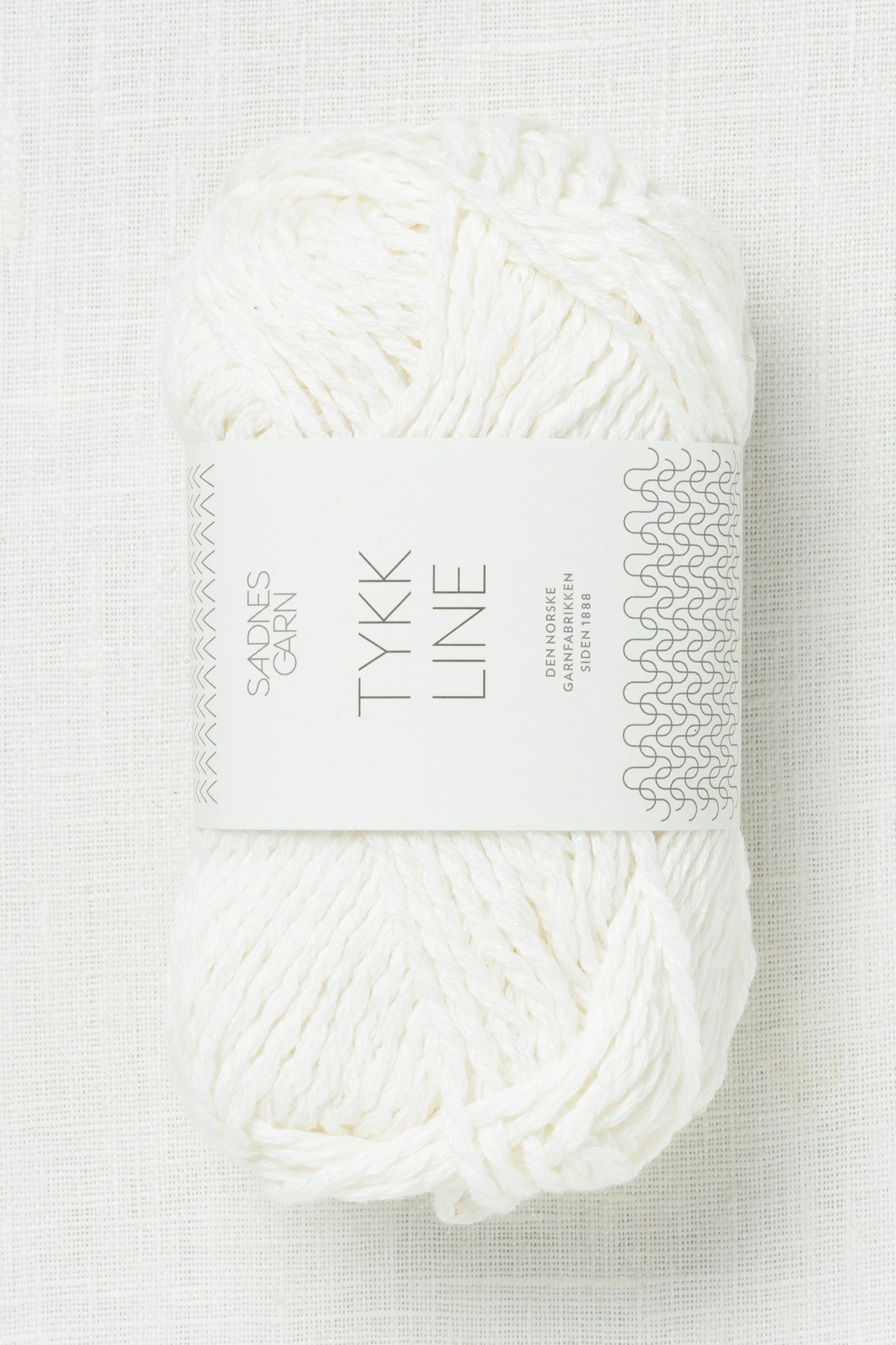 Sandnes Garn Tykk Line 1002 White – Wool and Company