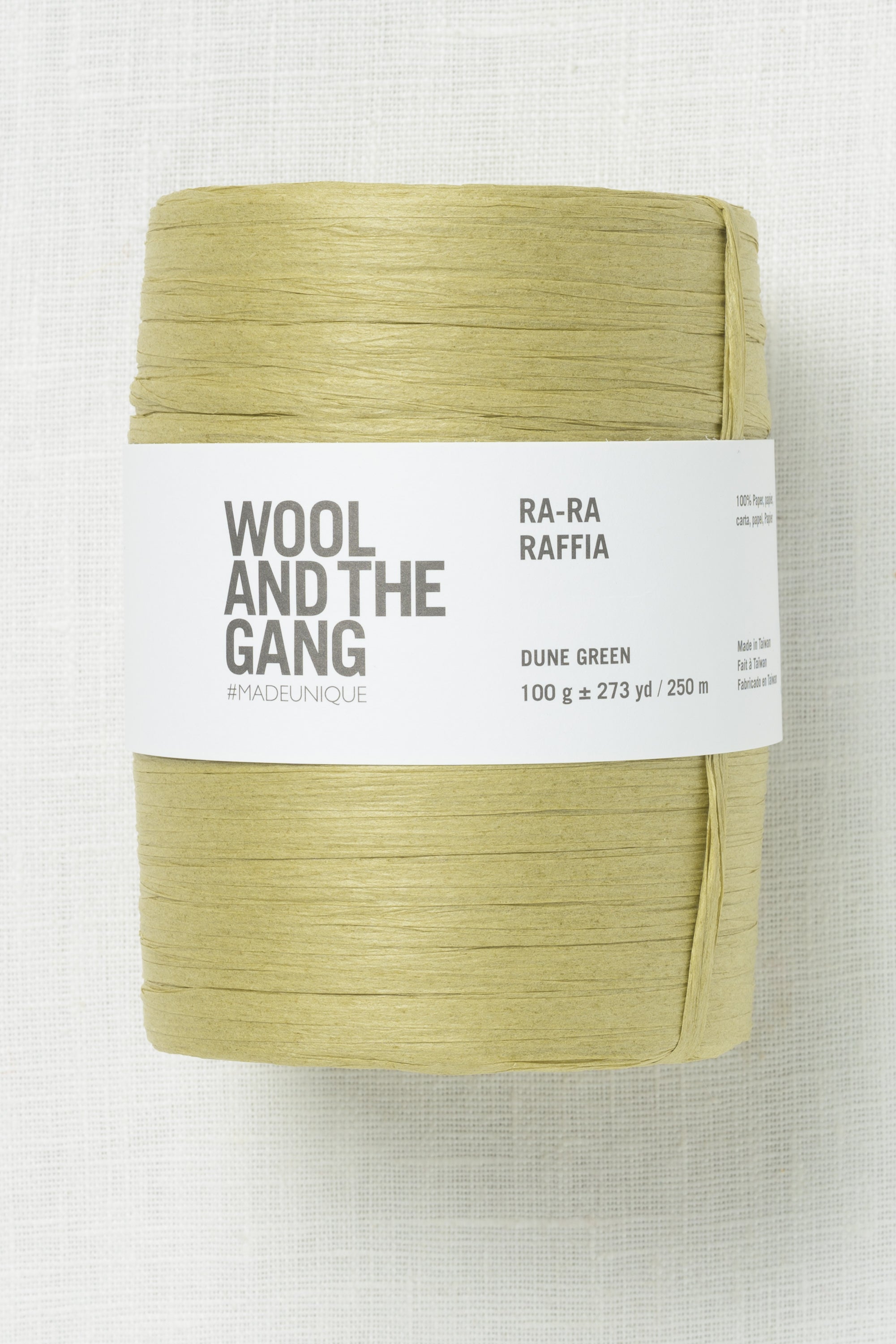 Wool and the Gang Ra-Ra Raffia Dune Green – Wool and Company