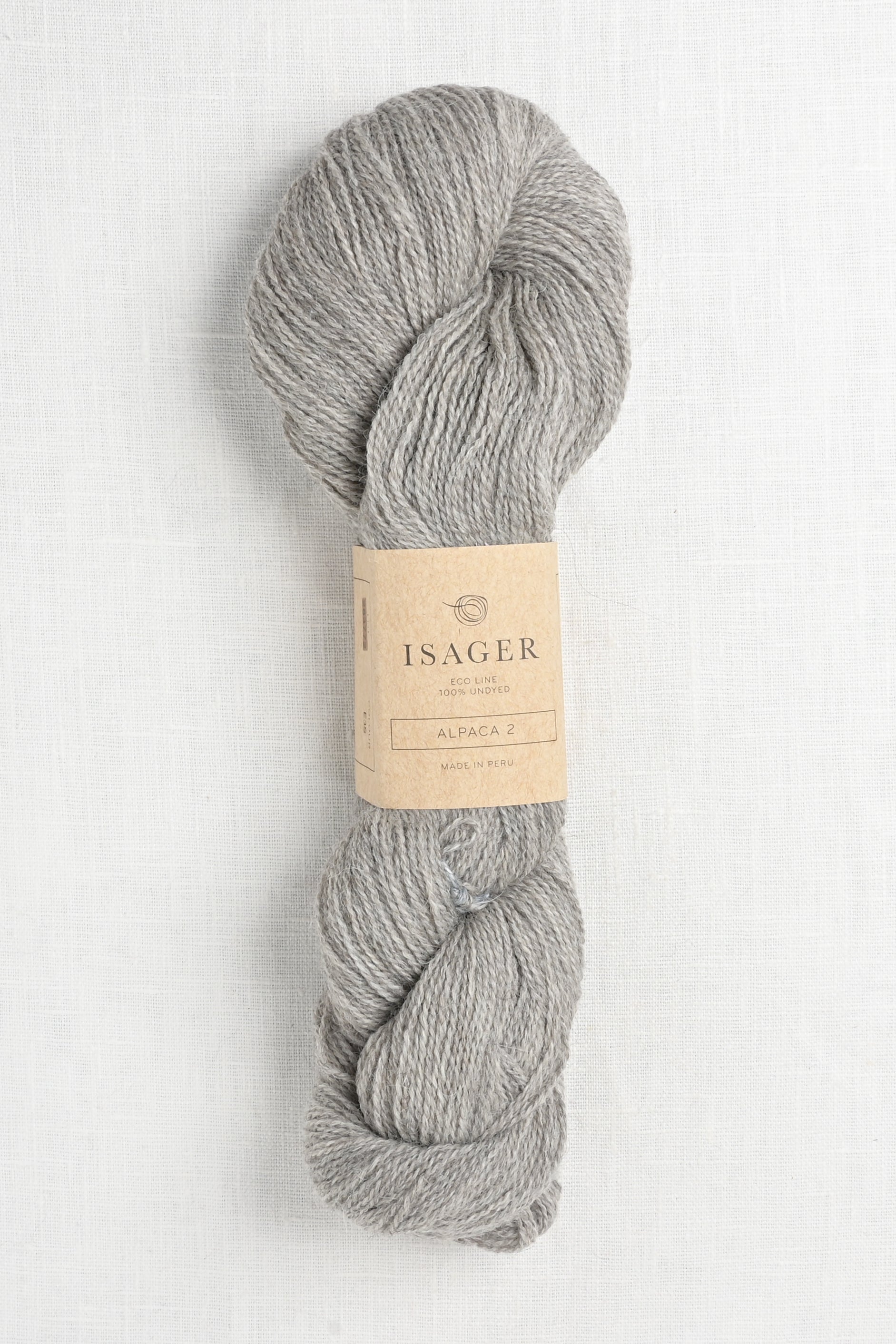 Isager Alpaca 2 E3S Medium Grey Heather Undyed – Wool and Company