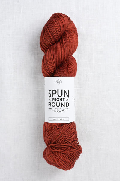 Spun Right Round Mohair Silk Lace Rust