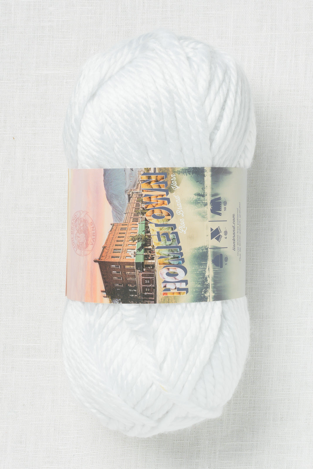 Lion Brand Hometown 100R New York White – Wool and Company