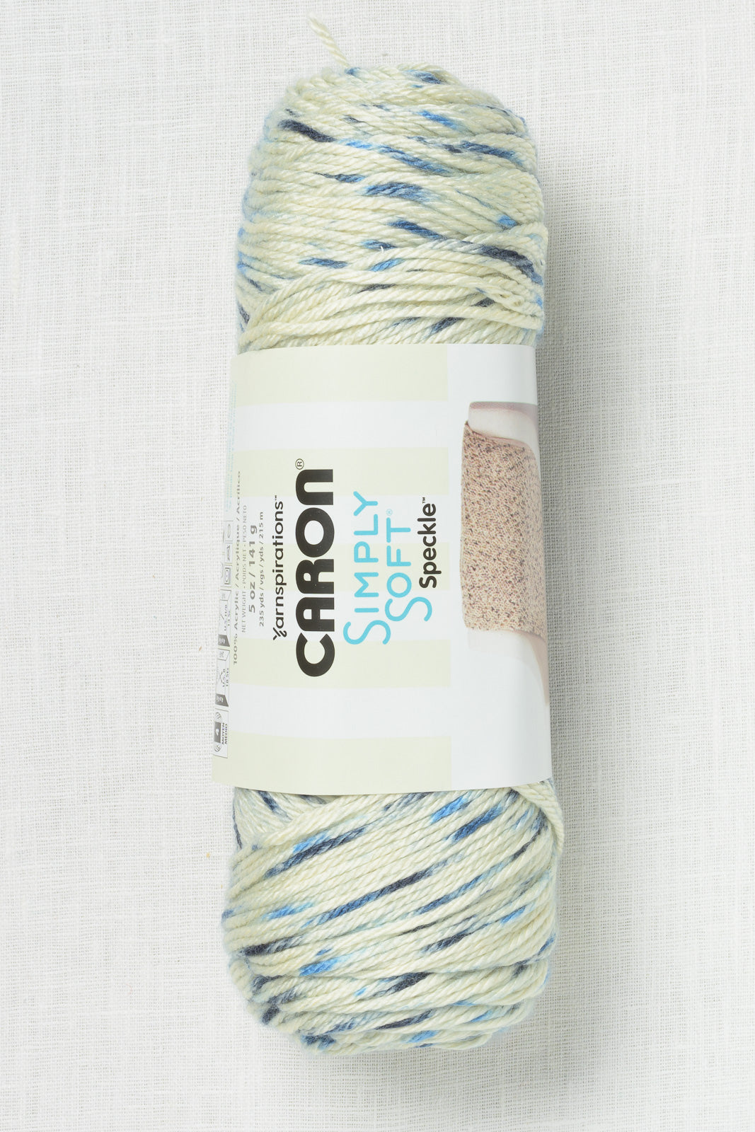 CARON キャロン　パウダーパフ　ブルーシエル Caron Simply Soft Prints & Ombres Blue Gingham – Wool and Company