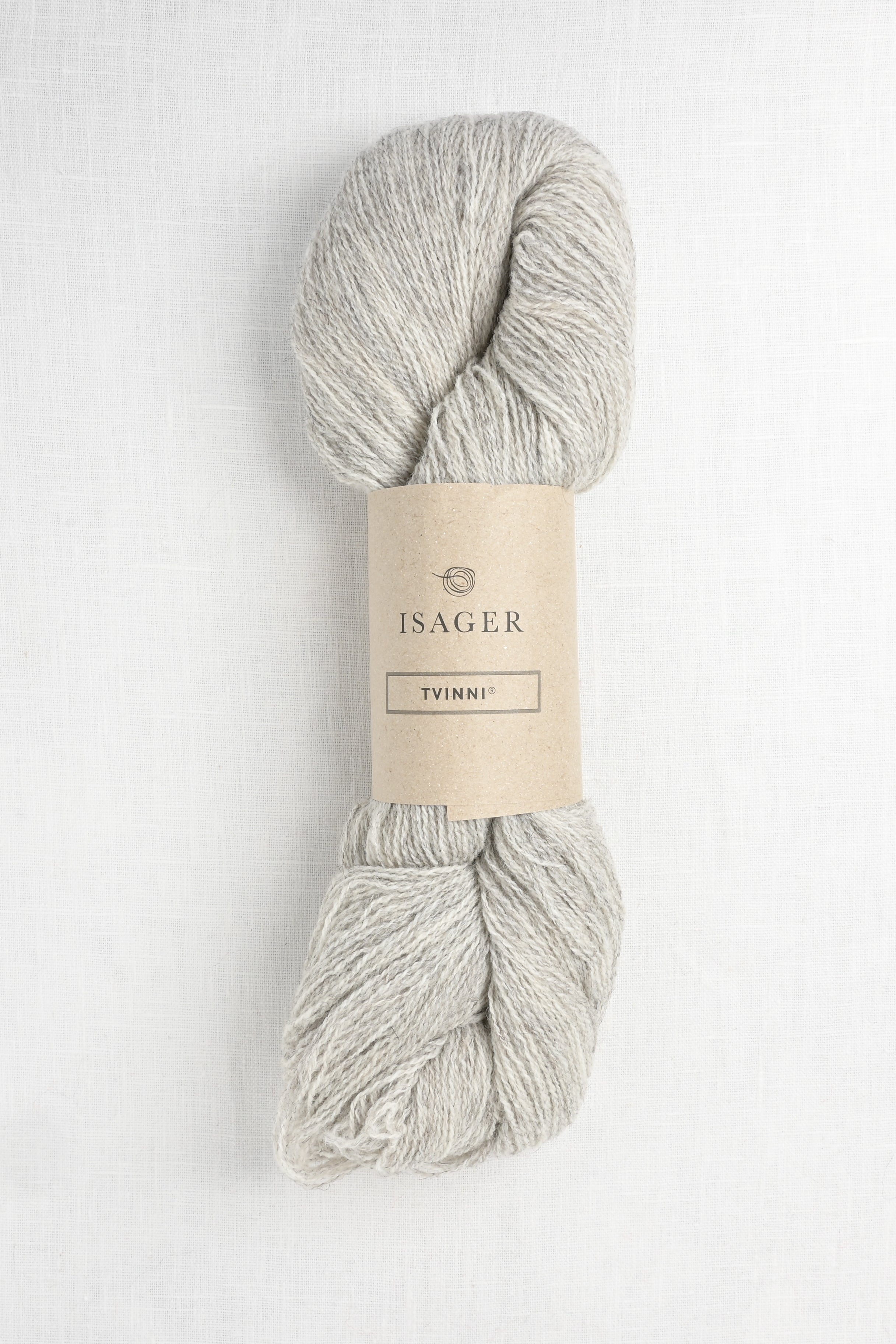 Isager Tvinni 2s Light Grey Heather Undyed 100g – Wool and Company