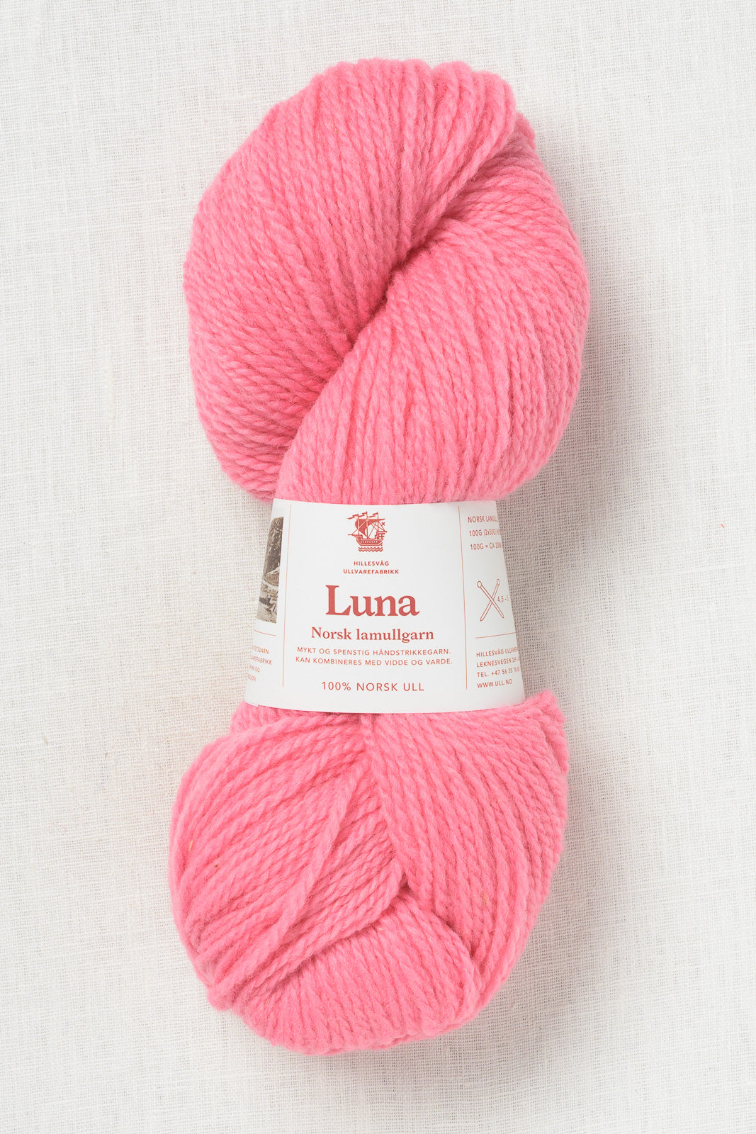 Hillesvåg Luna 457 Pastel Pink – Wool and Company