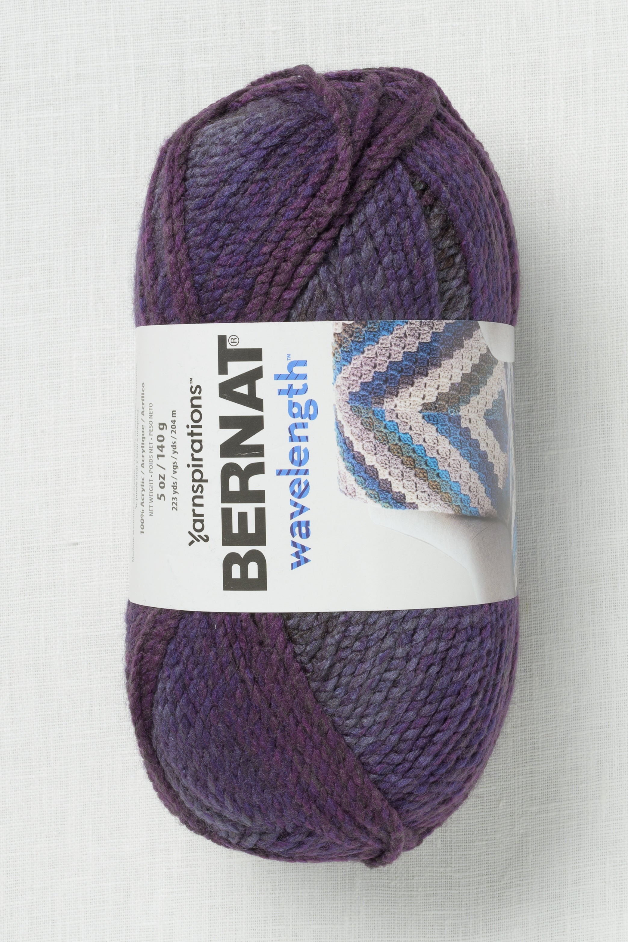 Y.A.R.N. サーマル　値下げ可 Bernat Wavelength Tanzanite – Wool and Company