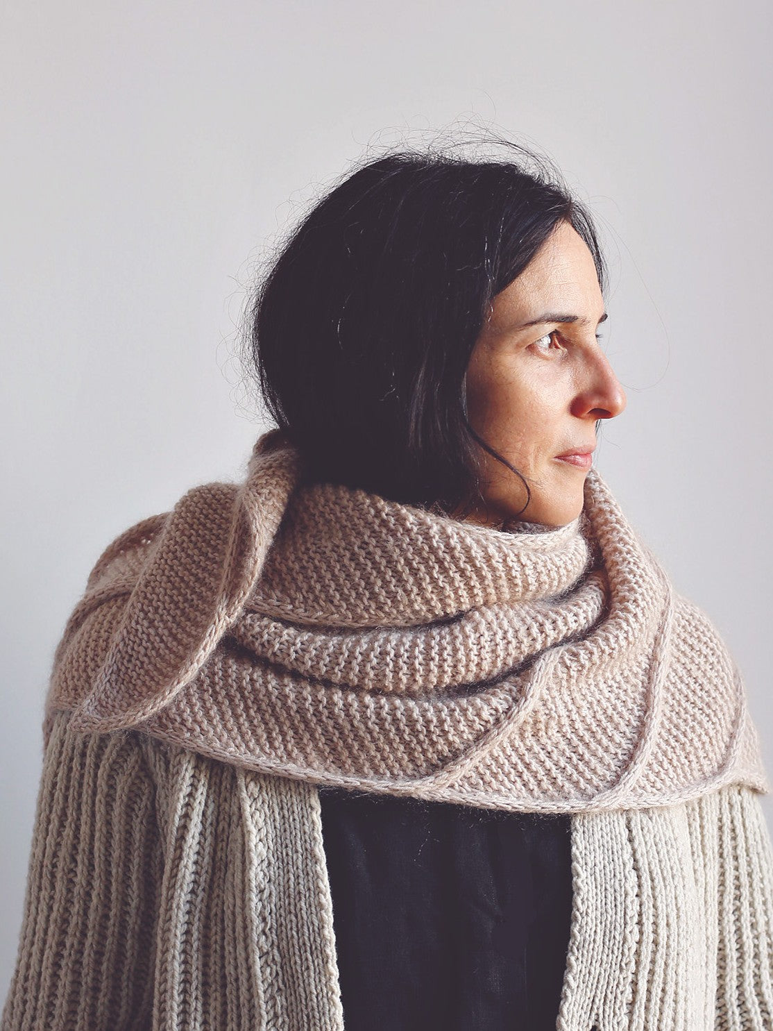 Askell shawl by Solenn Couix-Loarer – Wool and Company Askell shawl by Solenn Couix-Loarer – Wool and Company