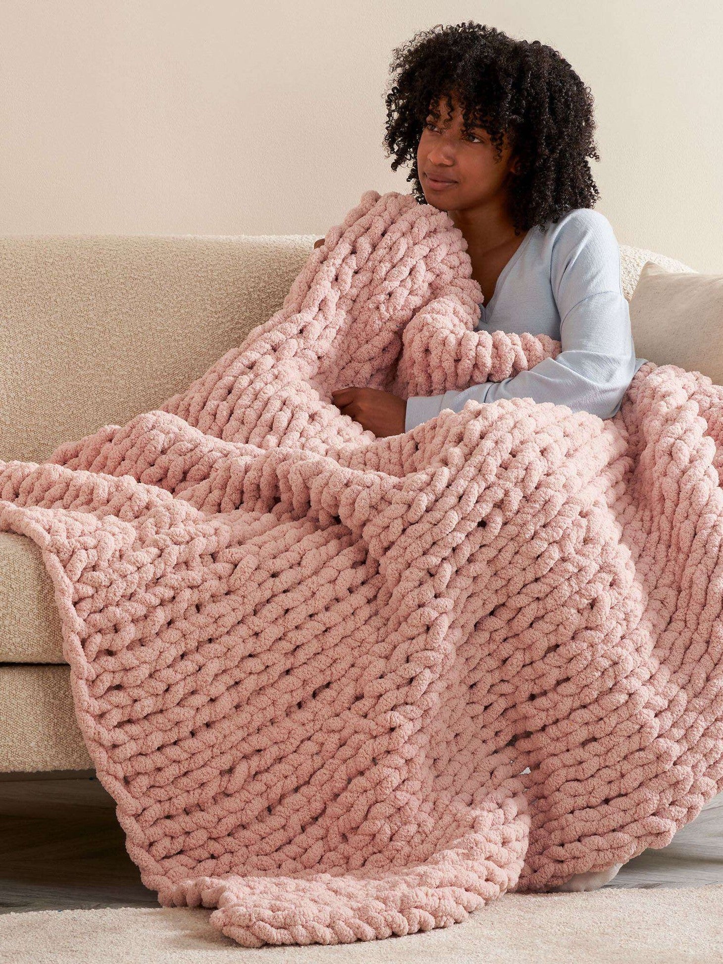 Super Stocking Stitch Knit Blanket – Wool and Company