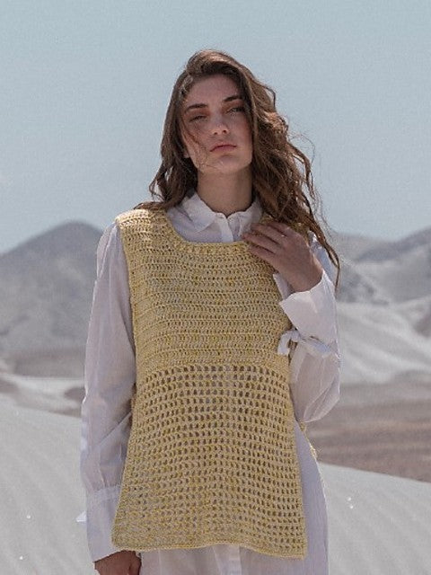 Camelia Crochet Vest by Letizia De Antoniis – Wool and Company