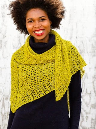 Tangled Lace Shawl by pamela wynne – Wool and Company