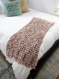 Buckhead Waffle Throw (Crochet) by Lion Brand Yarn