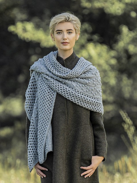 Dayton Crochet Wrap by Sarah Korth – Wool and Company
