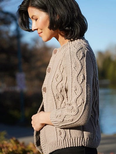 Budded Vine Cardigan by Melissa Leapman