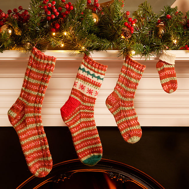 WYS Gretel Christmas Motif Knitted Socks by Winwick Mum
