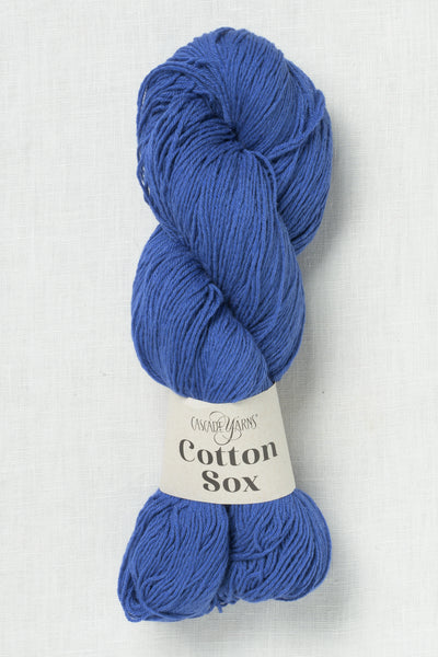 Cascade Cotton Sox 22 Dazzling Blue