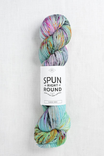Spun Right Round Tough Sock Spaced Out