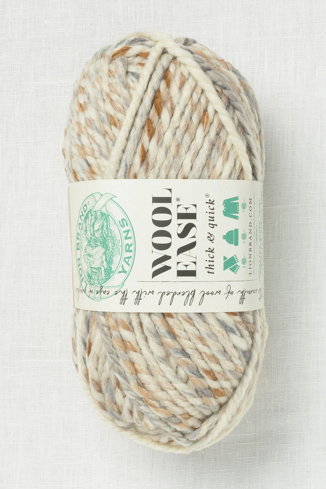 Lion Brand Wool Ease Thick & Quick 536A Fossil – Wool and Company