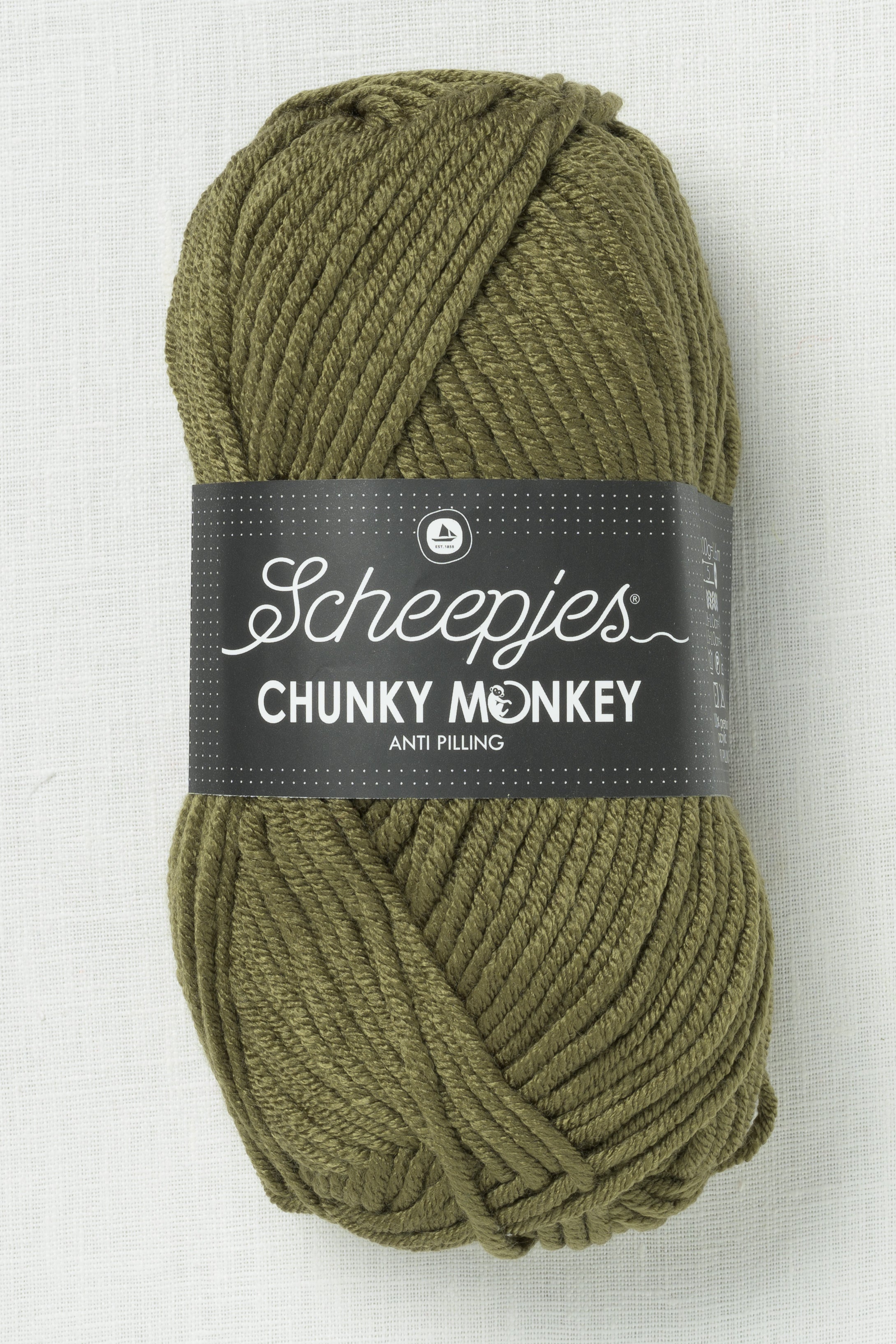 Scheepjes Chunky Monkey 1027 Moss Green – Wool and Company