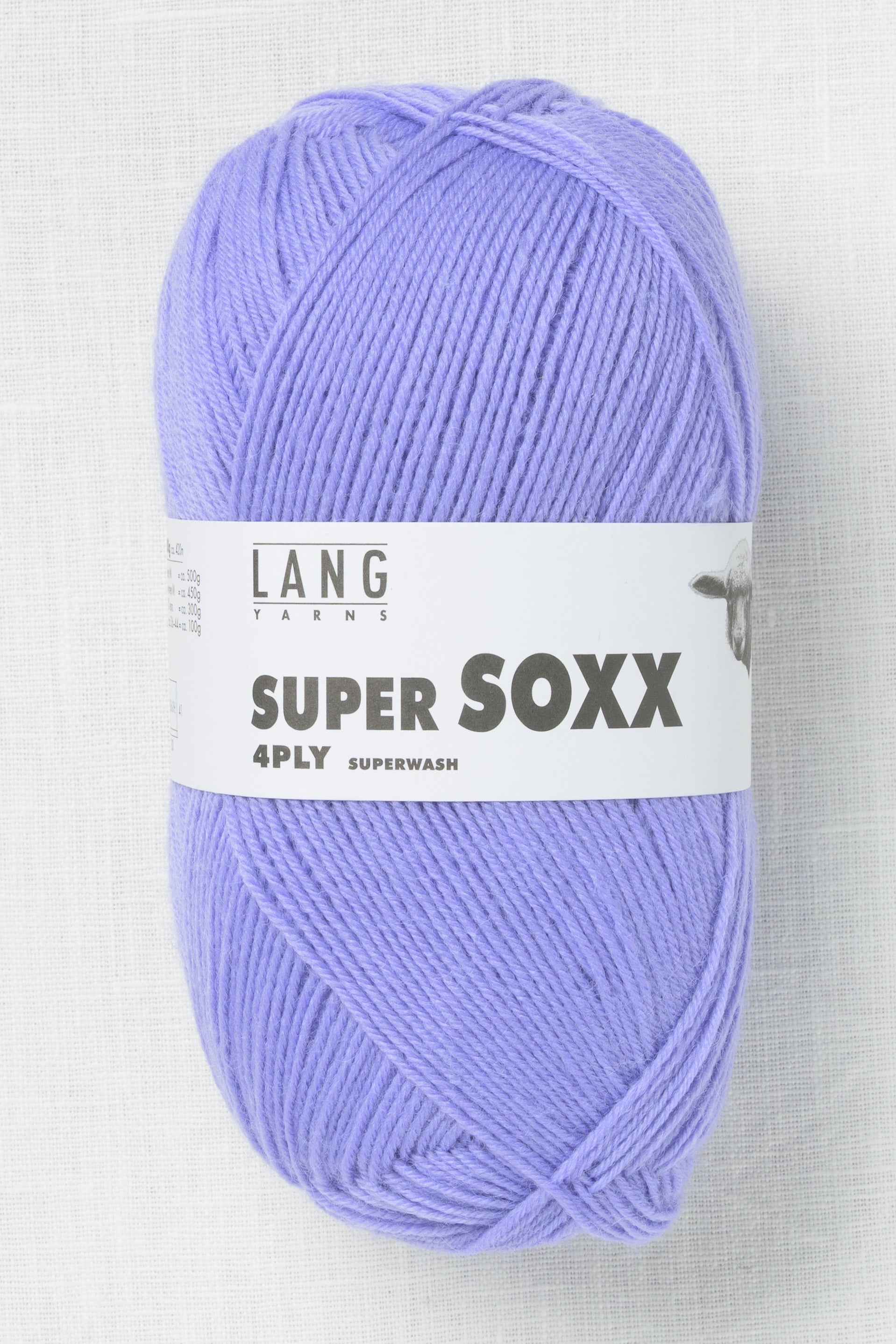 カラー&リード Lang Yarns Super Soxx 4Ply 46 Lilac – Wool and Company