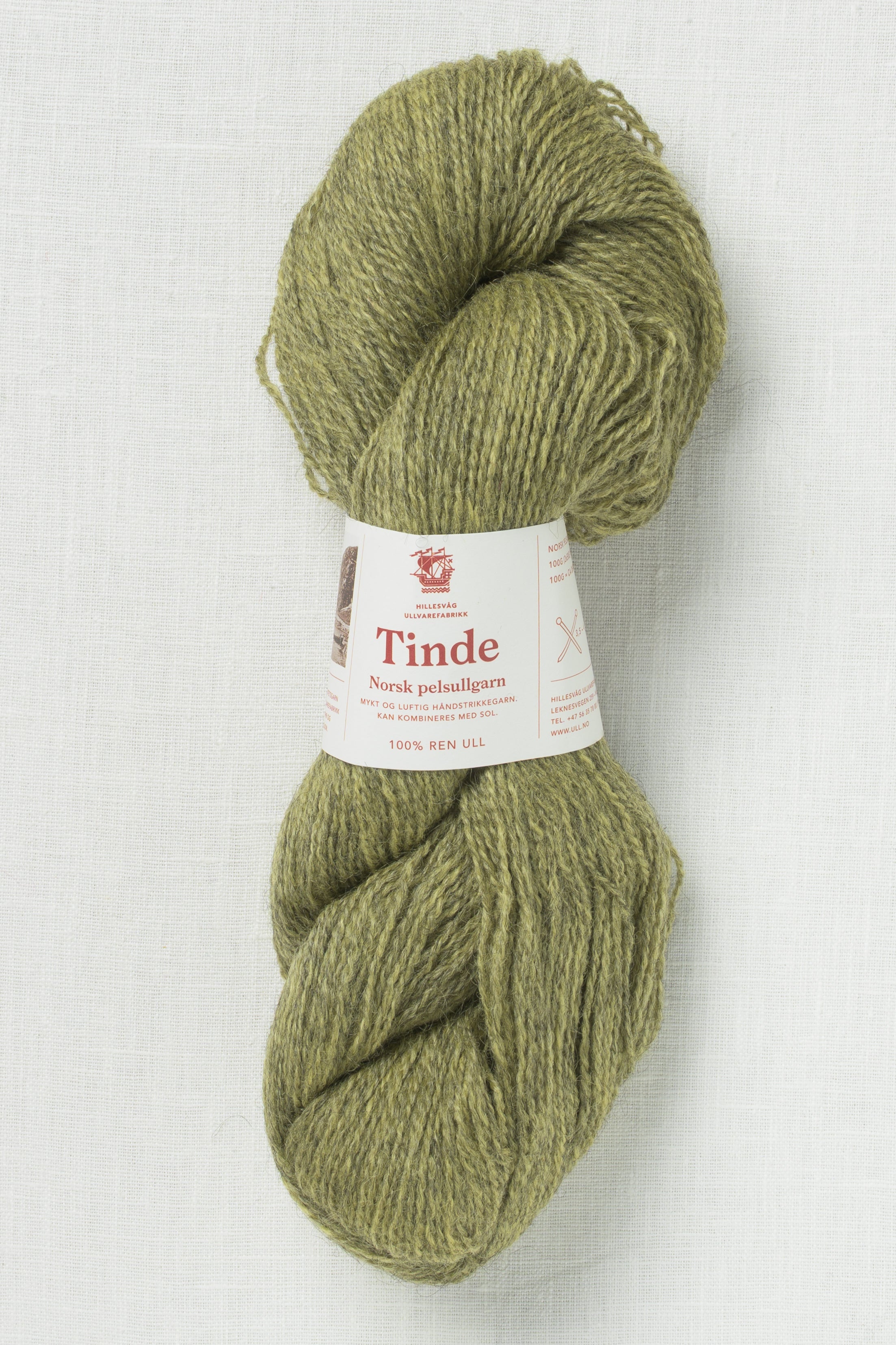 Hillesvåg Tinde 2142 Dusty Light Lime – Wool and Company