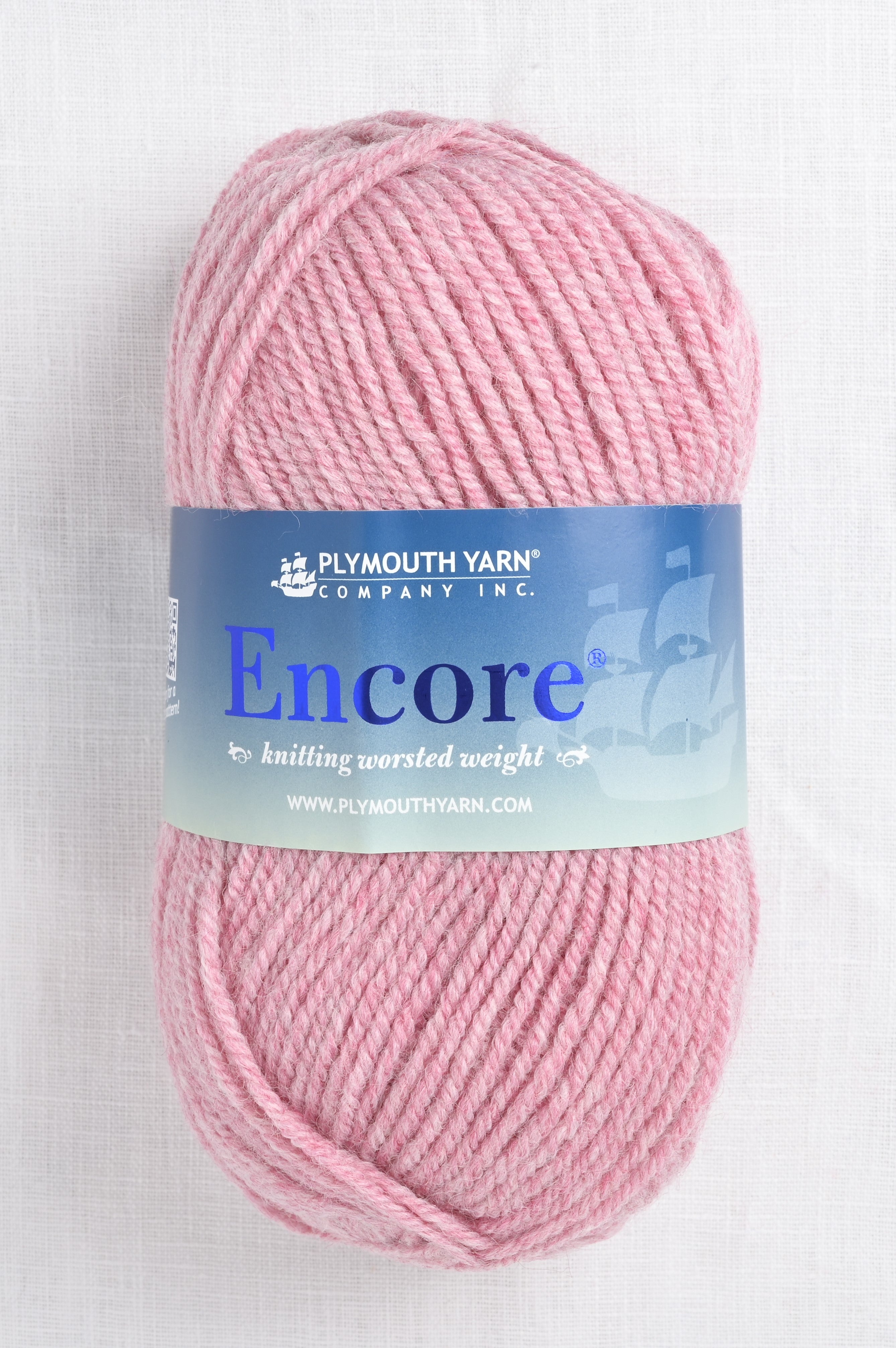 Plymouth Encore Worsted 241 Pink Heather – Wool and Company