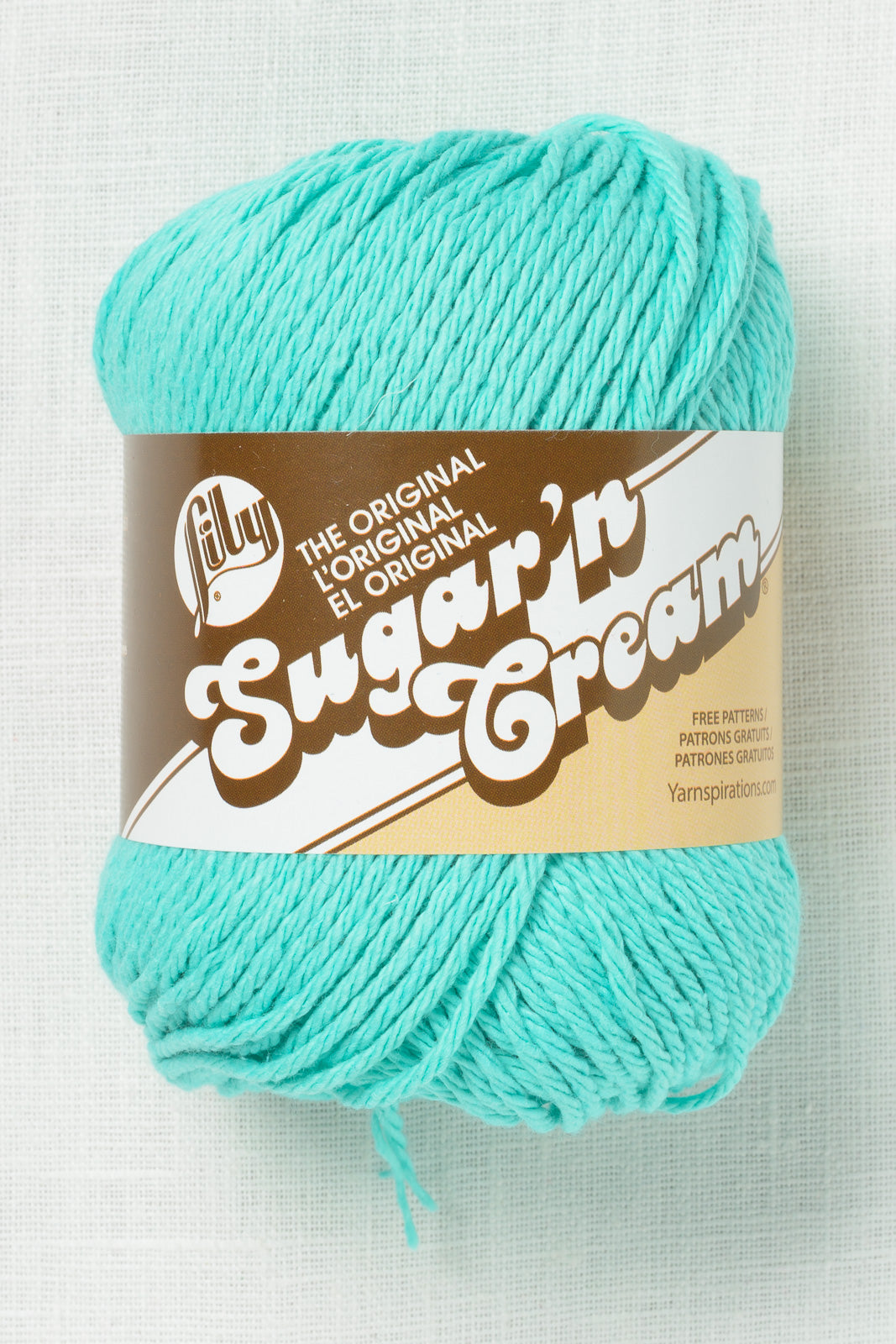 LILY Sugar 'N Cream Fil à Tricoter 71G Indigo - 100% Coton Naturel
