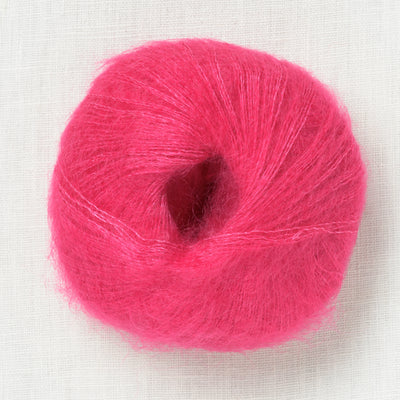 Knitting for Olive Soft Silk Mohair Pink Daisies