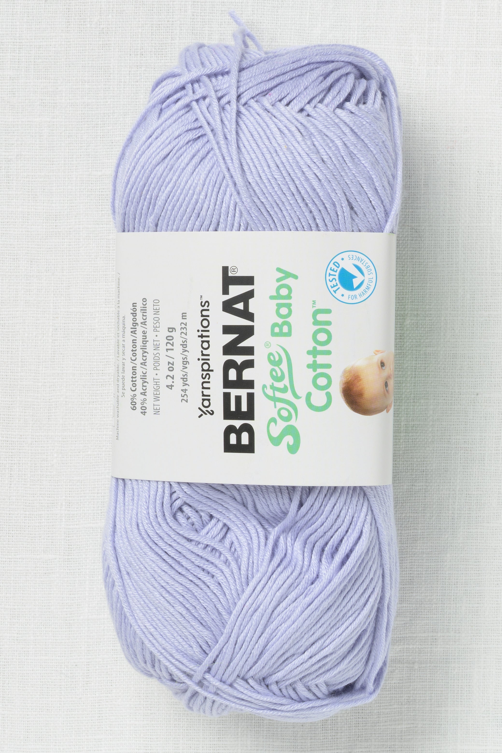 Bernat Softee Baby Cotton – Gomitolo Cotone Per Neonati – Prugna Morbida 232 M