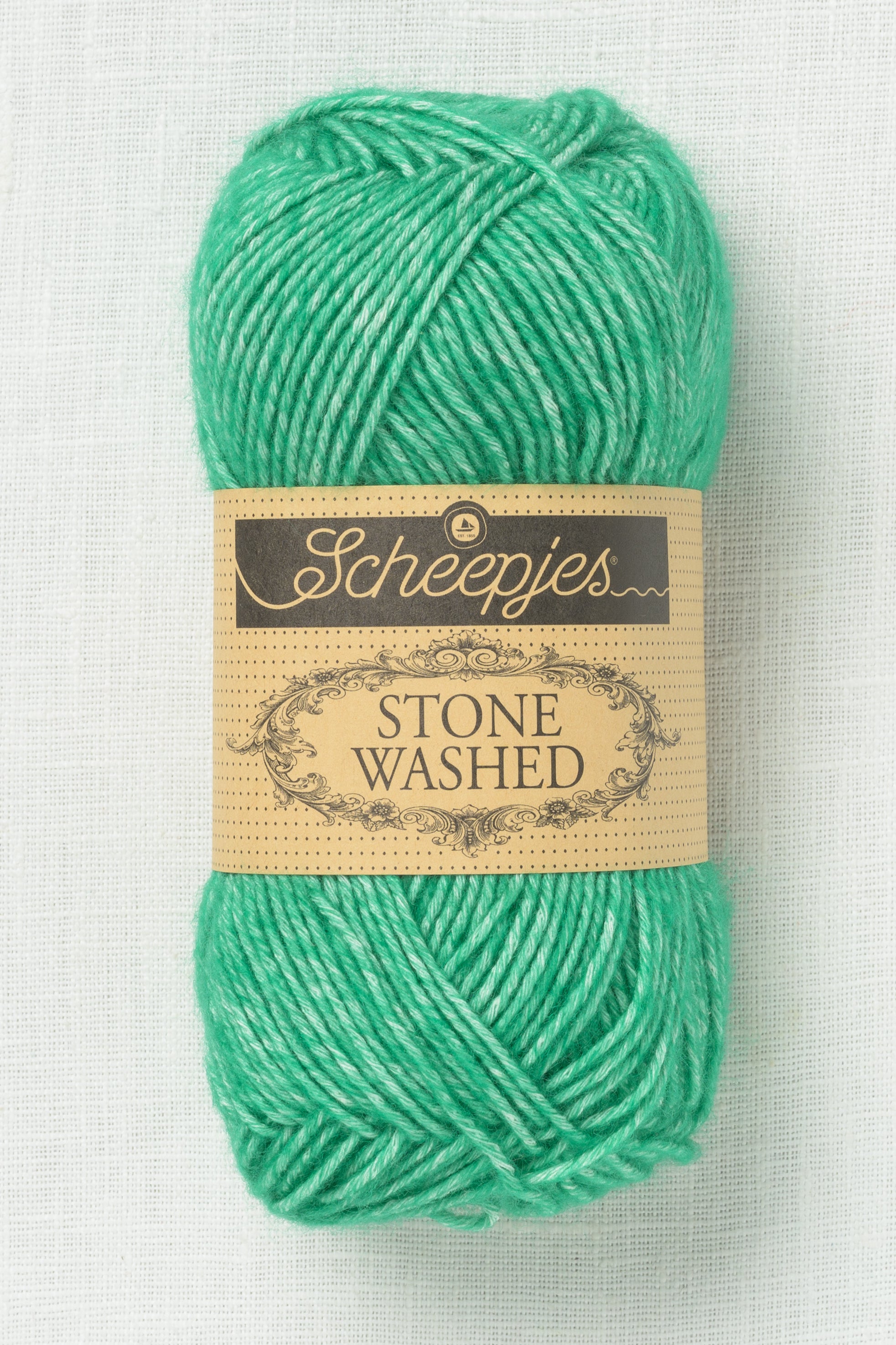 Scheepjes Stone Washed 825 Malachite – Wool and Company