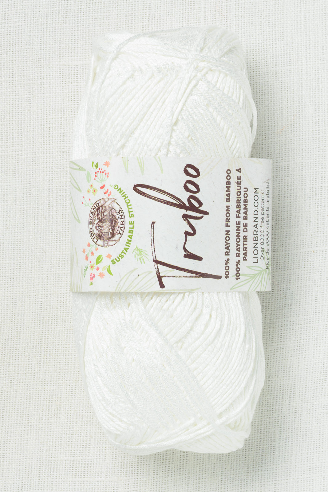 Lion Brand Truboo 100 White – Wool and Company