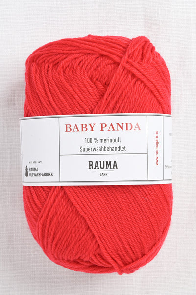Rauma Baby Panda 18 Bright Red