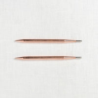 Lykke Cypra Copper 5" Interchangeable Circular Needle Set, Black Vegan Suede Case