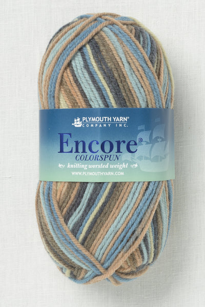 Plymouth Encore Worsted Colorspun 7653 Denim