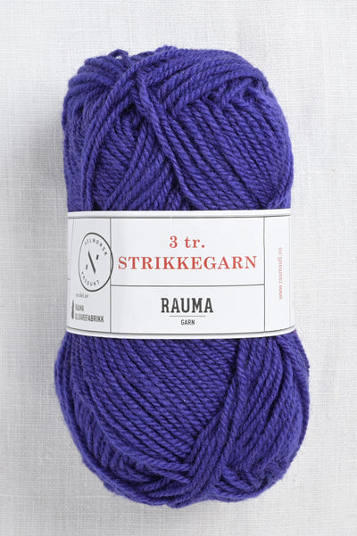 Rauma 3-Ply Strikkegarn 142 Purple