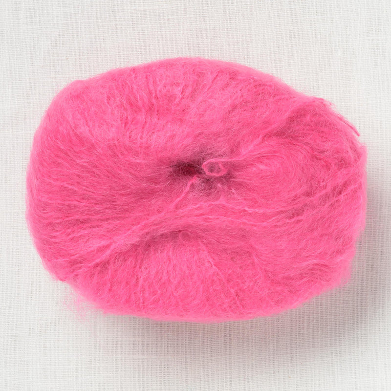 Wool and the Gang Take Care Mohair Neon Pink