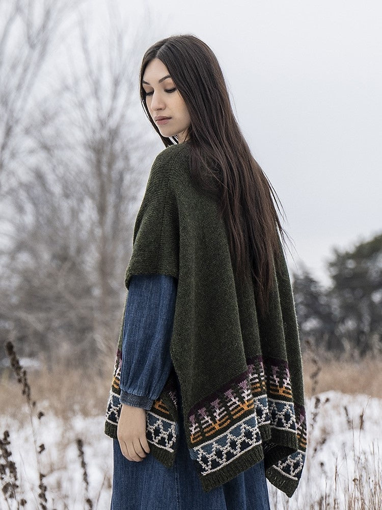 Woodland Ruana by Michael Vloedman – Wool and Company