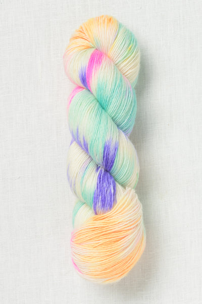 Madelinetosh Wool + Cotton Neon Crush