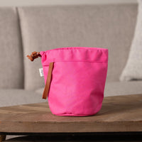Magner Knitty Gritty Itty Bitty Dry Wax Project Bag Hot Pink