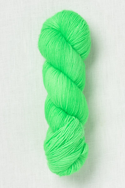 Madelinetosh Wool + Cotton Neon Lime