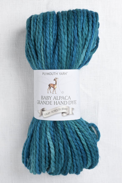 Plymouth Baby Alpaca Grande Hand Dye 7 Turquoise Mix