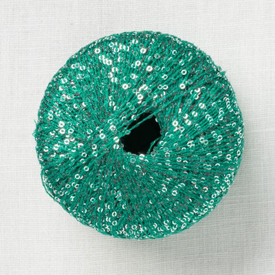 Lang Yarns Paillettes 18 Pine Green Silver