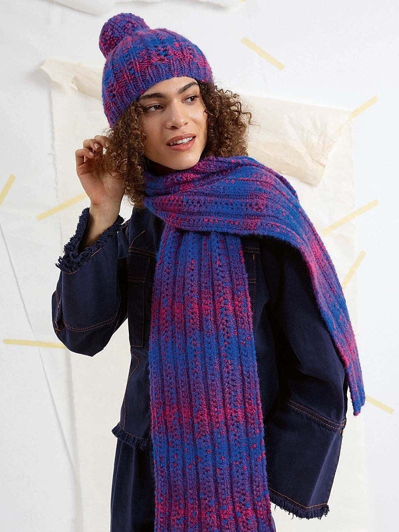 PTO-043_03 Brisk Scarf by LANGYARNS SWITZERLAND – Wool and Company