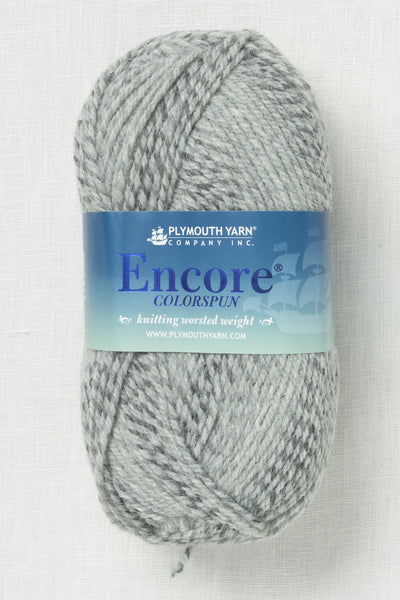 Plymouth Encore Worsted Colorspun 7763 Charcoal Slate