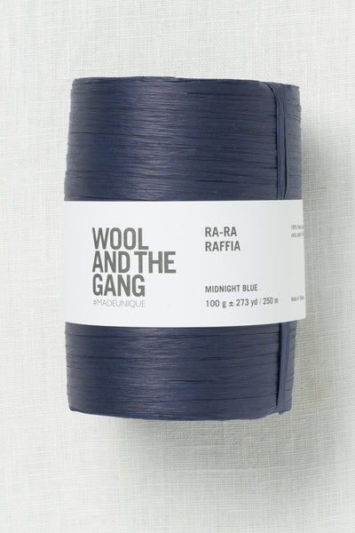 Wool and the Gang Ra-Ra Raffia Midnight Blue